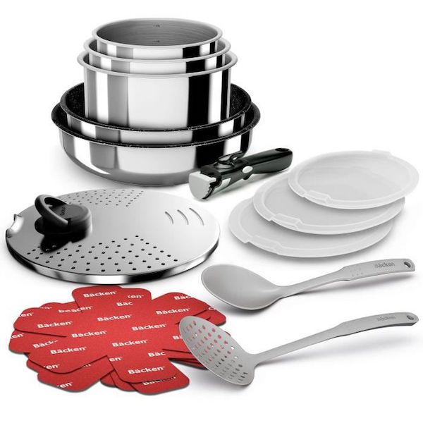 Soldes Cdiscount batterie de cuisine 16 pièces Backen