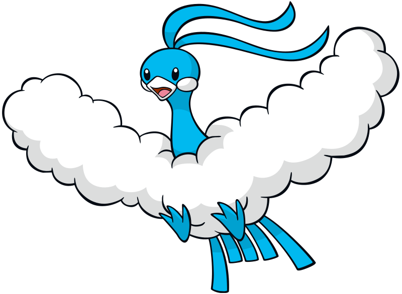 Altaria official artwork gallery Pokémon Database