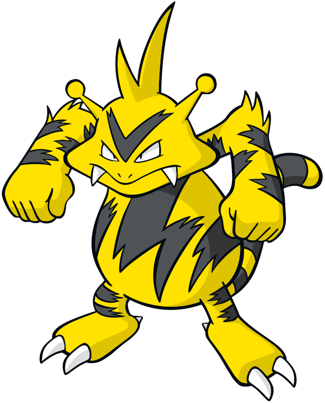 Electabuzz official artwork gallery Pokémon Database