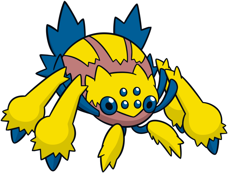 Galvantula official artwork gallery Pokémon Database