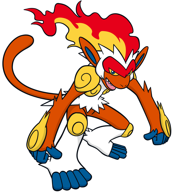 Infernape official artwork gallery Pokémon Database