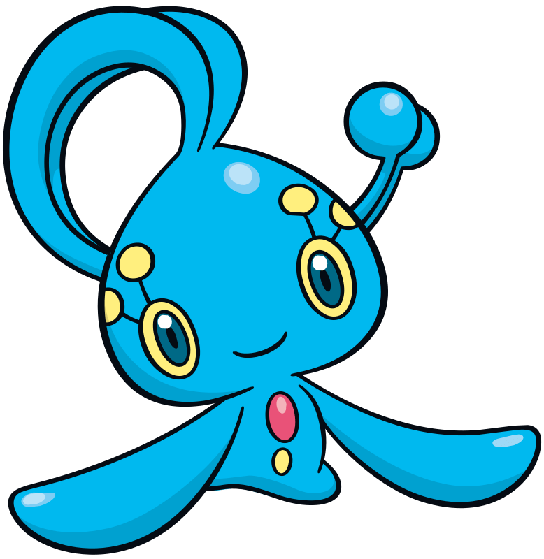 Manaphy official artwork gallery Pokémon Database