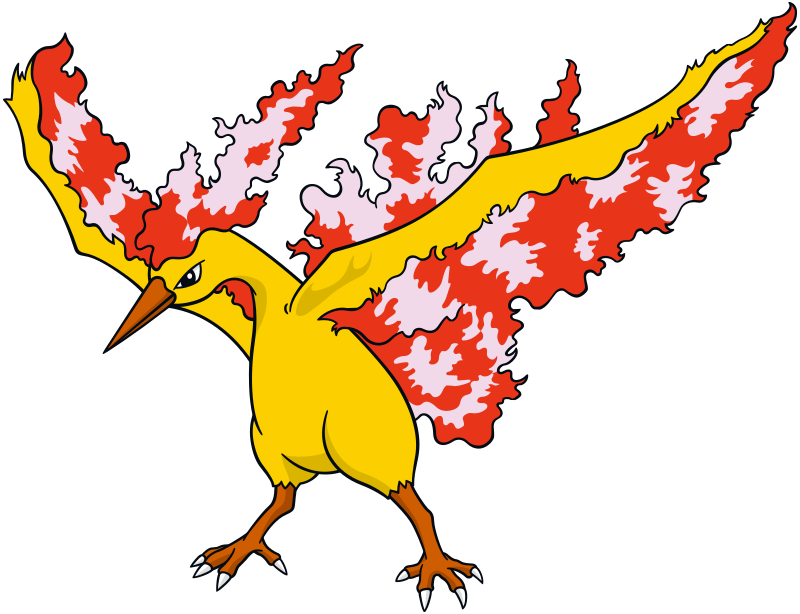 Moltres official artwork gallery Pokémon Database