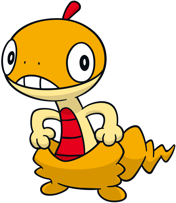 Scraggy official artwork gallery Pokémon Database