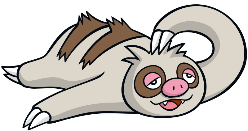Slakoth official artwork gallery Pokémon Database