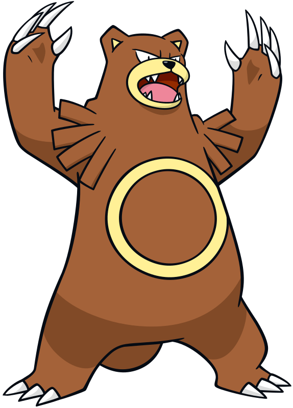 Ursaring official artwork gallery Pokémon Database