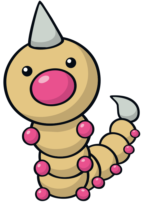 Weedle official artwork gallery Pokémon Database