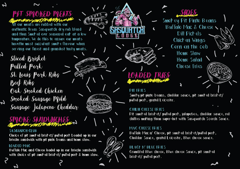 Sasquatch Lodge Party Food to Order Solihull, West Midlands