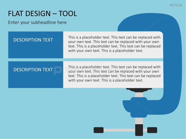 Flat Design Tools PowerPoint Templates PresentationLoad