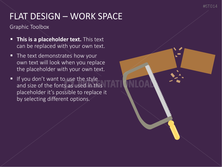 Flat Design Tools PowerPoint Templates PresentationLoad
