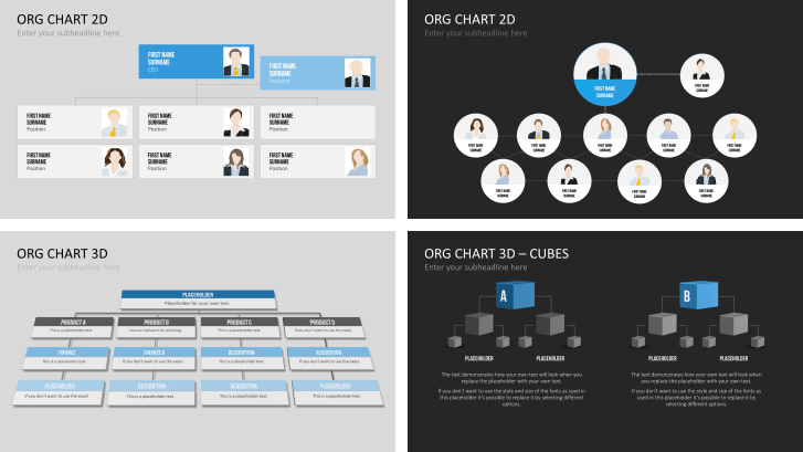 Organigramm Bundle PowerPoint Vorlage PresentationLoad
