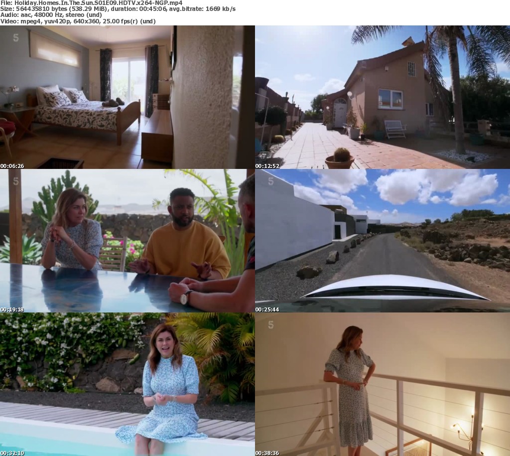 Holiday Homes In The Sun S01E09 HDTV x264NGP ReleaseBB