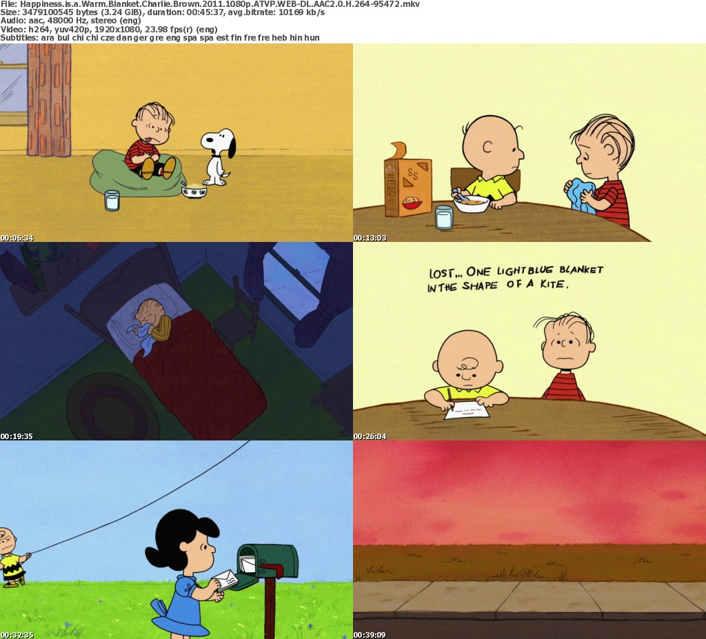Happiness Is A Warm Blanket Charlie Brown 2011 1080p ATVP WEBDL H264