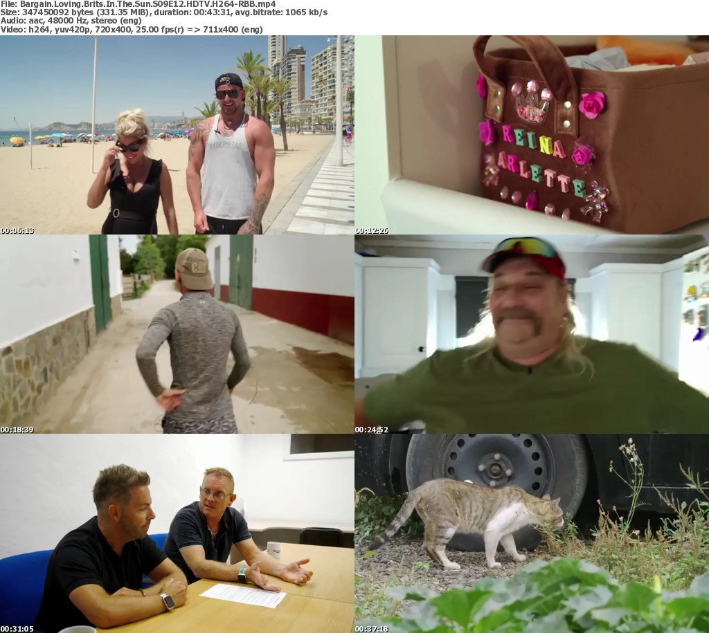 Bargain Loving Brits In The Sun S09E12 HDTV 720p x264TVR ReleaseBB
