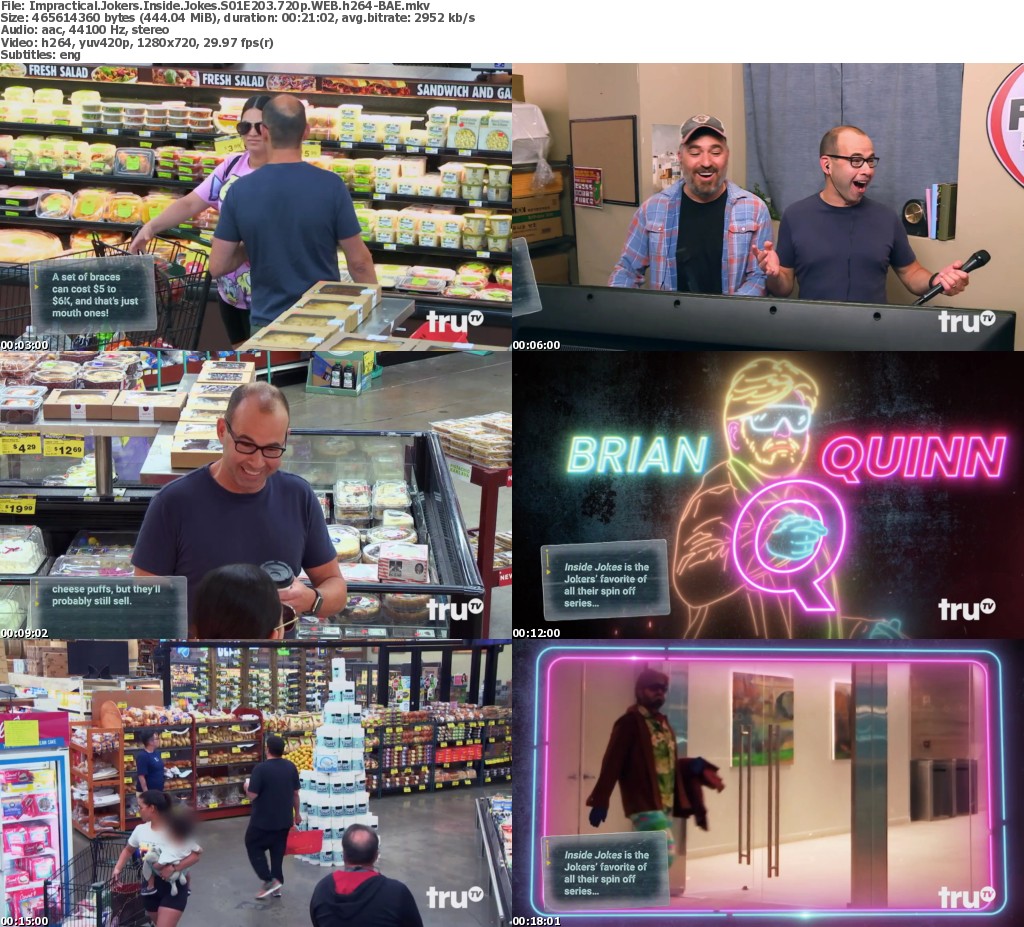 Impractical Jokers Inside Jokes S01E203 Bret Michaels 720p WEB h264BAE