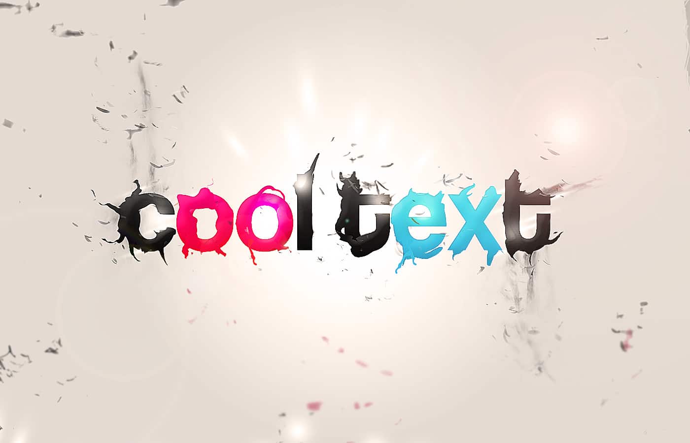 Create a Cool Liquid Text Effect with Feather Brush Decoration in