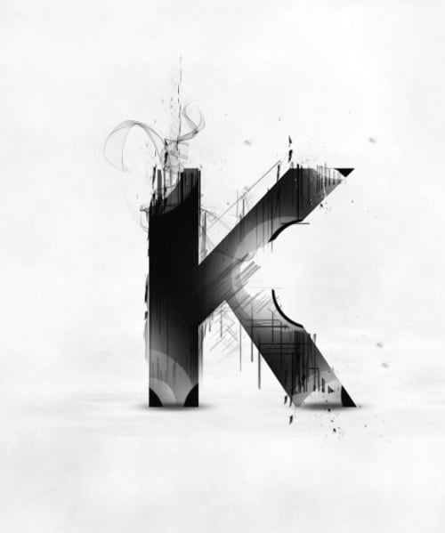 Create Awesome Black and White Abstract Text Effect in PSD
