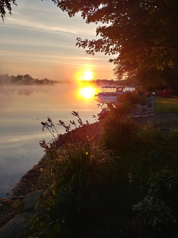 Chalet 4 saisons au bord de la rivière stfrancois à Weedon in