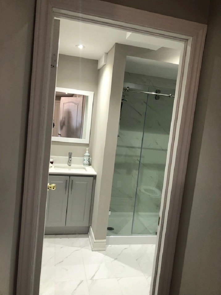 One Large bedroom in new basement Steeles Ave/Mississauga Rd in