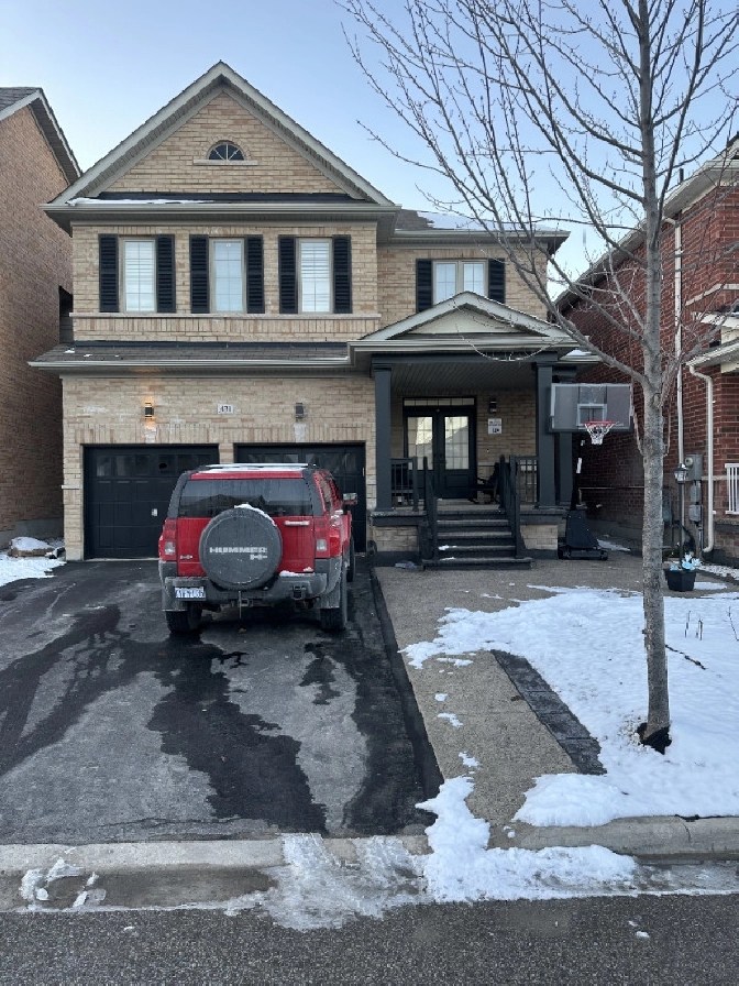 Detached Double Garage Modern House avail for Rent in Milton in Oakville / Halton Region,ON