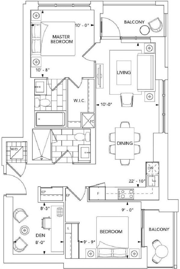 2bed den 2 bath new condo at Bloor/Islington (Toronto) in City of