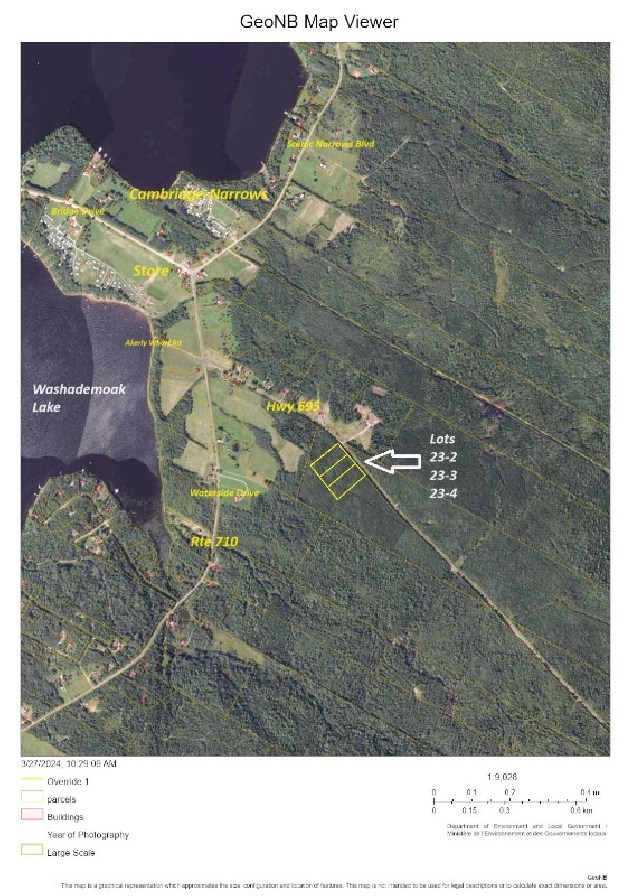 Building Lot in CambridgeNarrows near Washademoak Lake in Saint John
