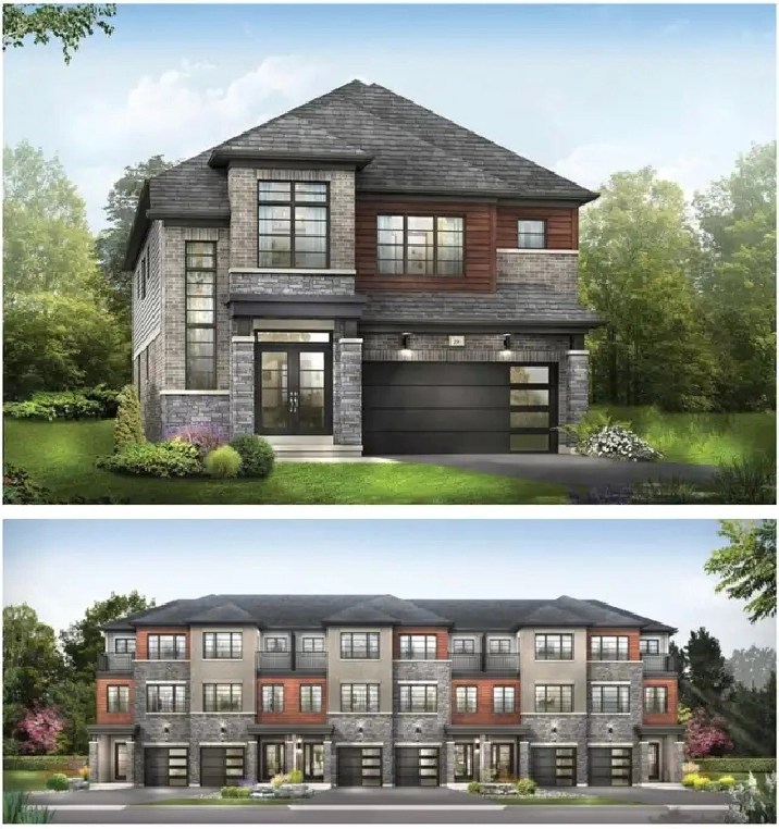 New Town & Detached Homes in Brantford. Price from high 500's in