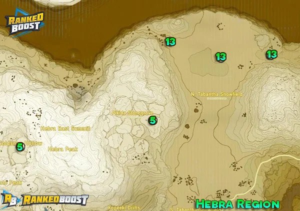 28 Botw Lynel Locations Map Maps Database Source