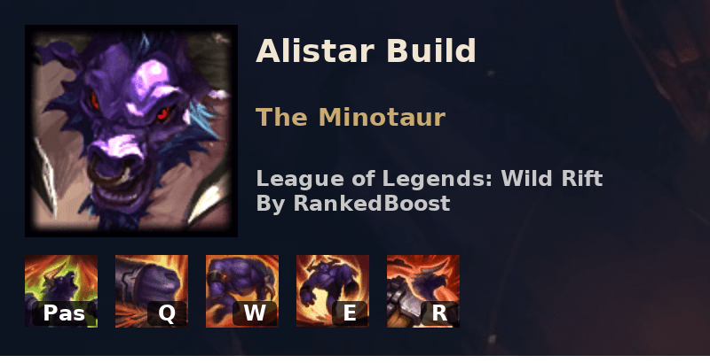 LoL Wild Rift Alistar Build Guide Runes, Item Builds and Skill Order