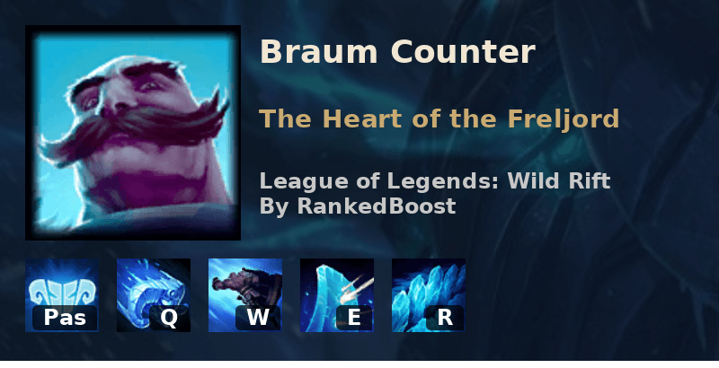 LoL Wild Rift Braum Counters Best Counters Braum is Weak Against