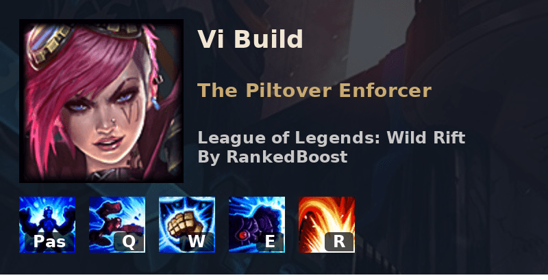 LoL Wild Rift Vi Build Guide Runes, Item Builds and Skill Order