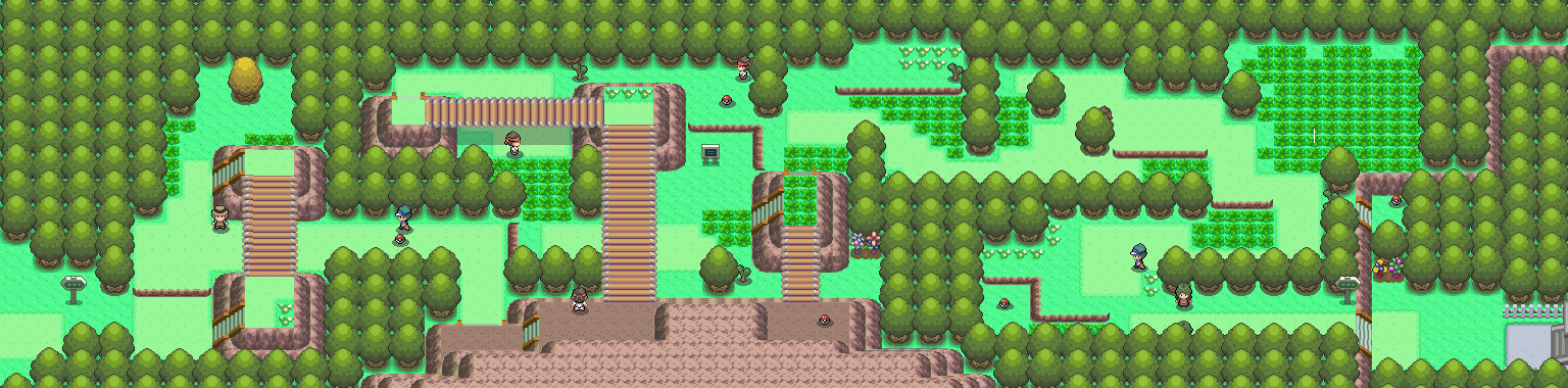 Pokemon Diamond and Pearl Route 215 Pokemon Spawn List