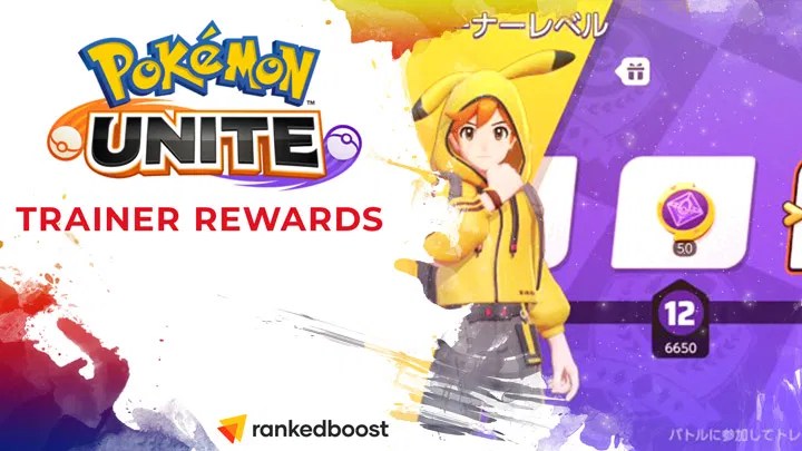 Pokemon Unite Trainer Rewards List List of Level Up Rewards