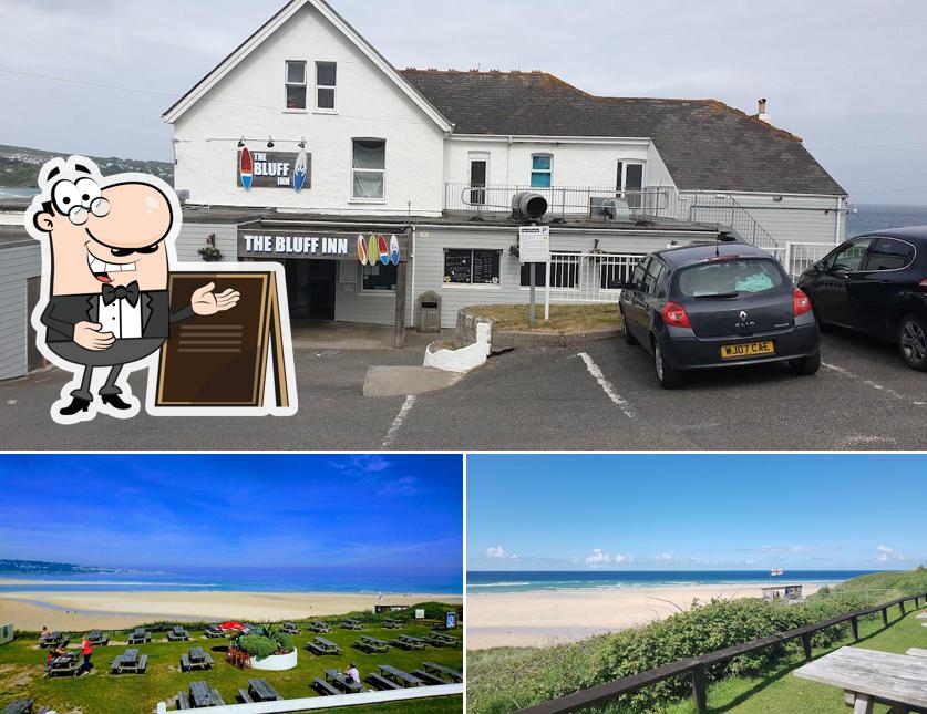 Bluff Inn in Hayle British restaurant menu and reviews