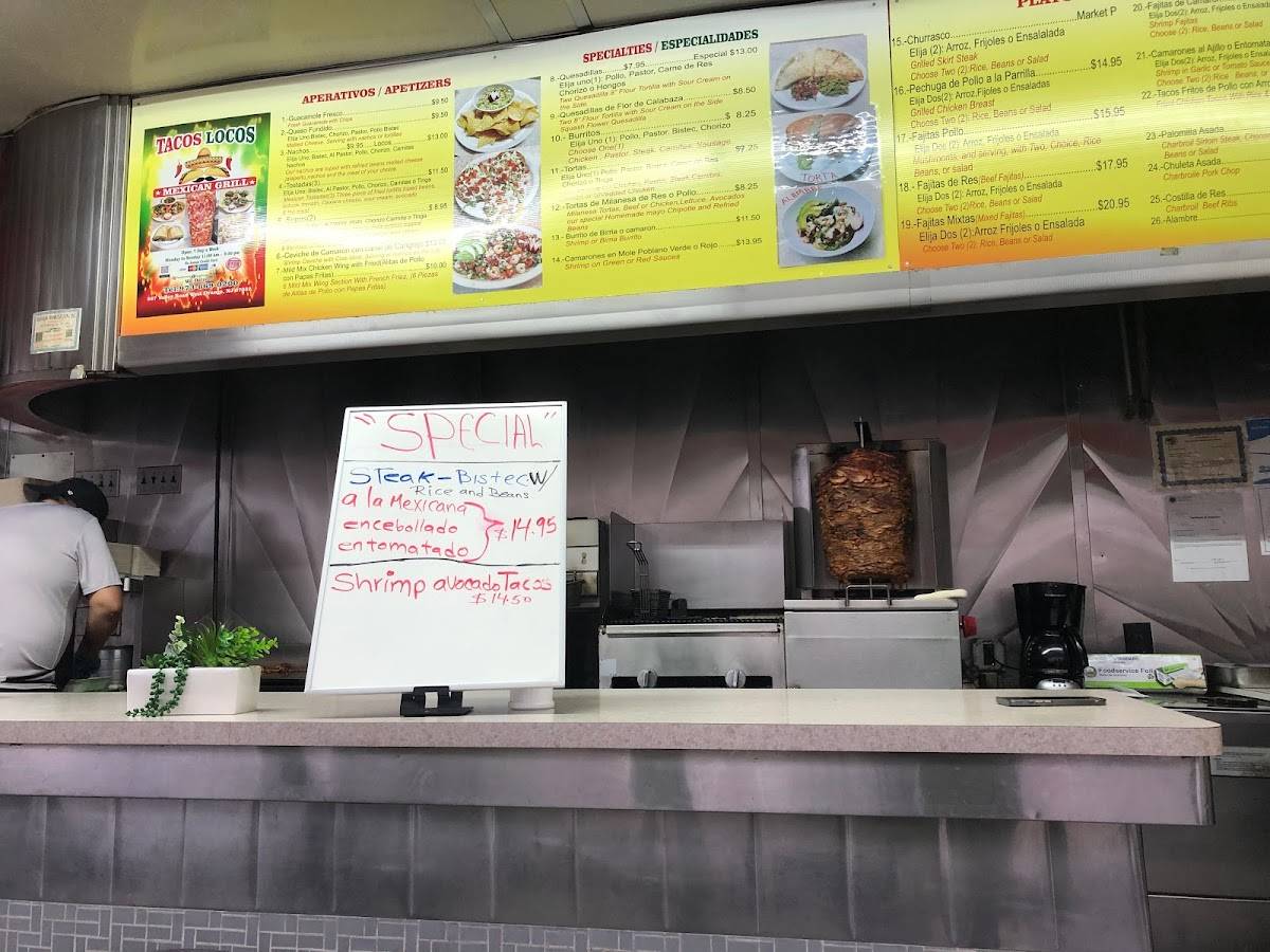 Menu at TACOS LOCOS restaurant, West Orange