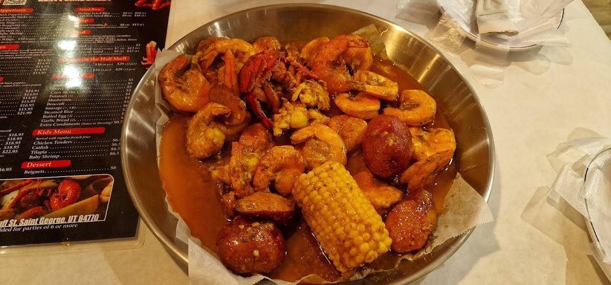 Menu at RUSTY CRAB DADDY restaurant, St.