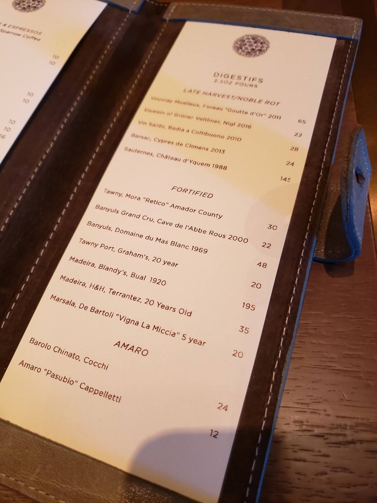 Menu at SingleThread Farm Restaurant Inn, Healdsburg