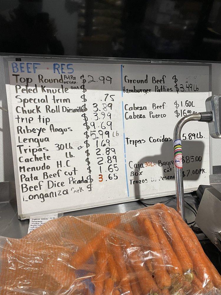 Menu at Modesto Fish restaurant, Denair