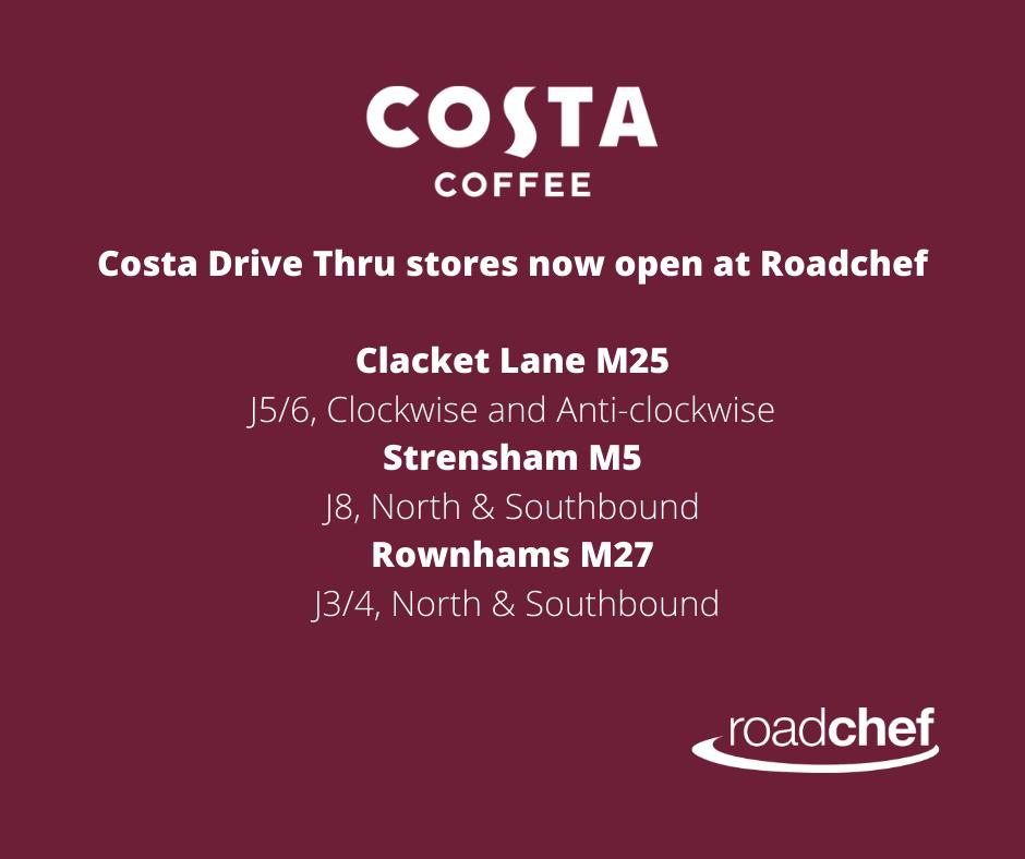 Menu at McDonalds Roadchef Clacket Lane Eastbound restaurant, Westerham