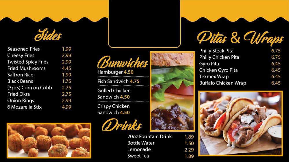 Menu at WING Go restaurant, Spartanburg