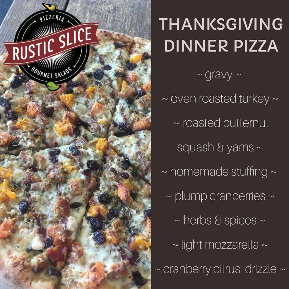 Menu at Rustic Slice Pizzeria & Gourmet Salads, Kitchener