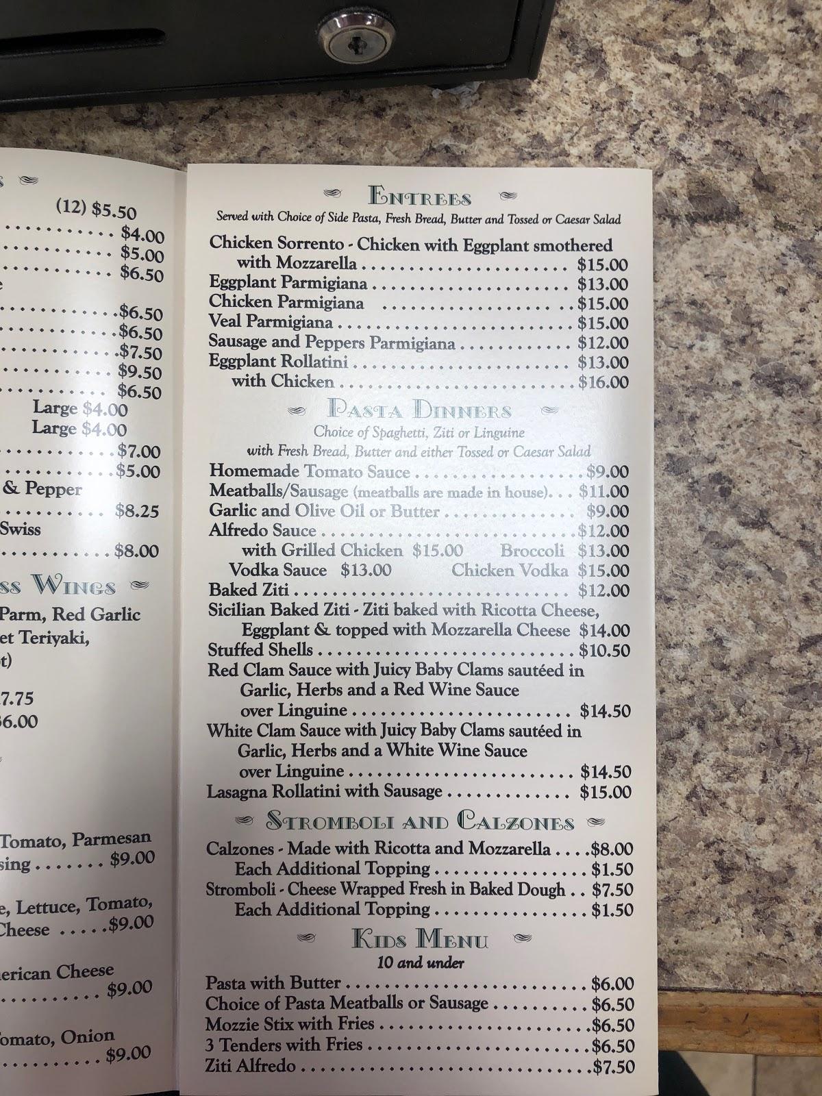 Menu at R Pizza House restaurant, Selkirk