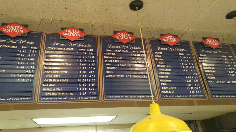 Menu at BiRite Deli, Philadelphia, Red Lion Rd