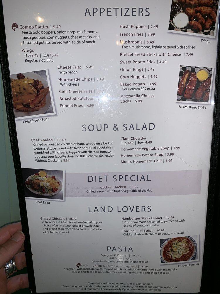 Menu at THE BUSH FAMILY RESTAURANT, Terre Haute