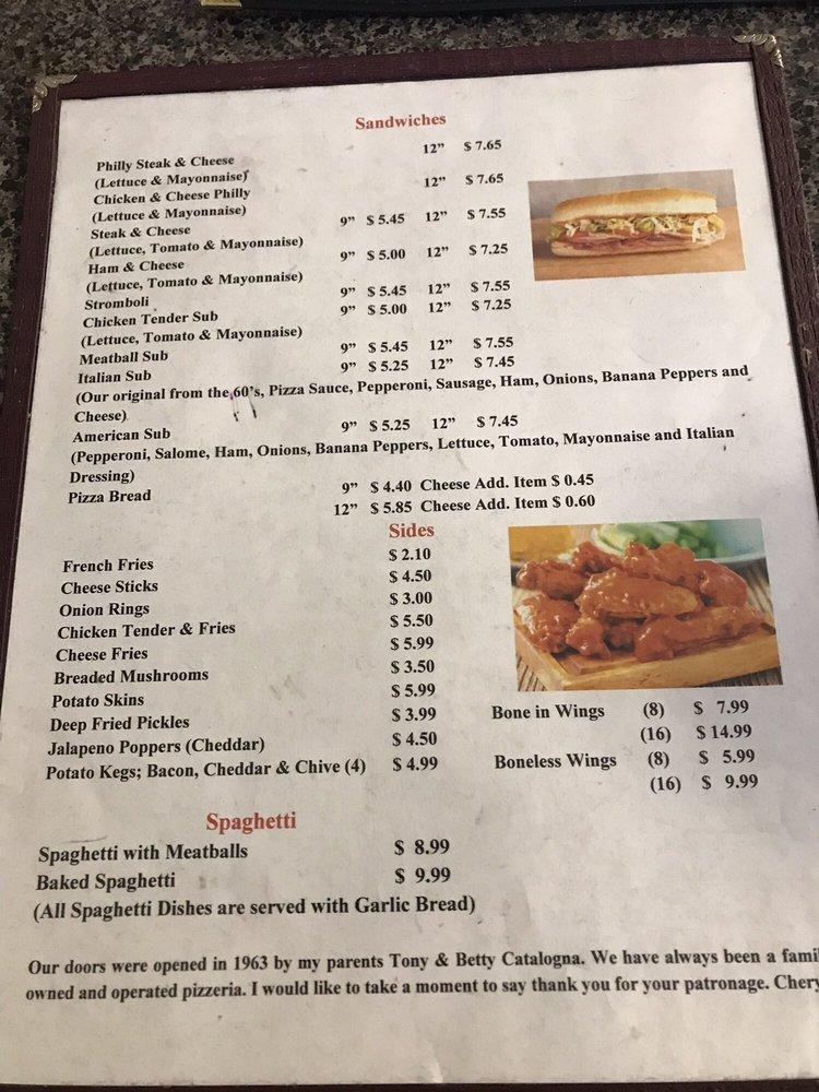 Menu at Romeo's Pizza pizzeria, Proctorville