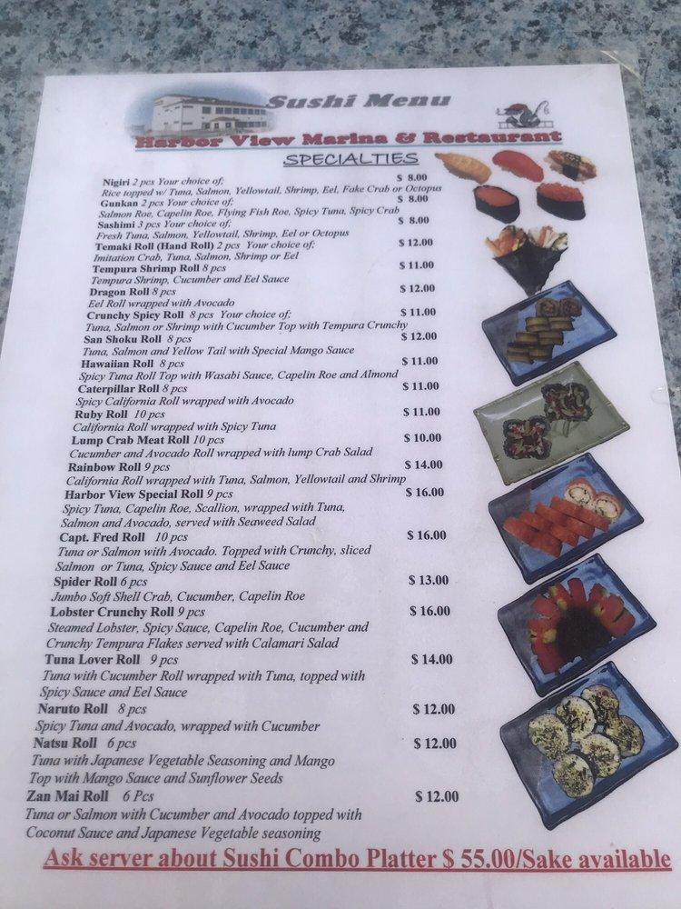 Menu at Port Marina and Restaurant, Cape May