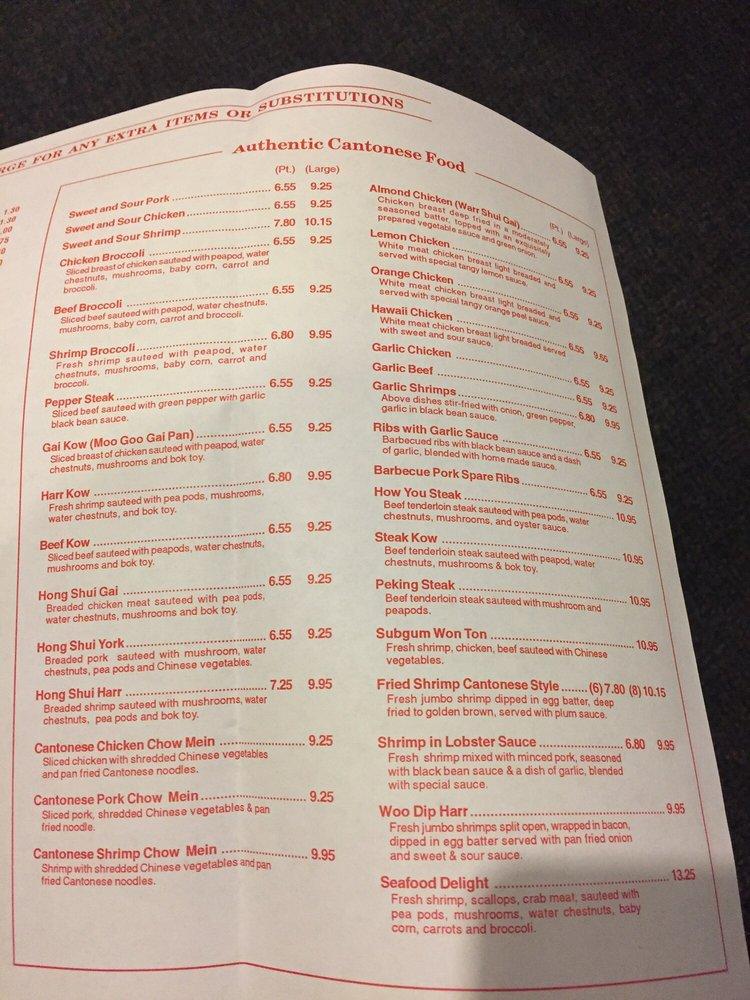 Menu at Red Ruby Restaurant, Dearborn Heights, Telegraph Rd