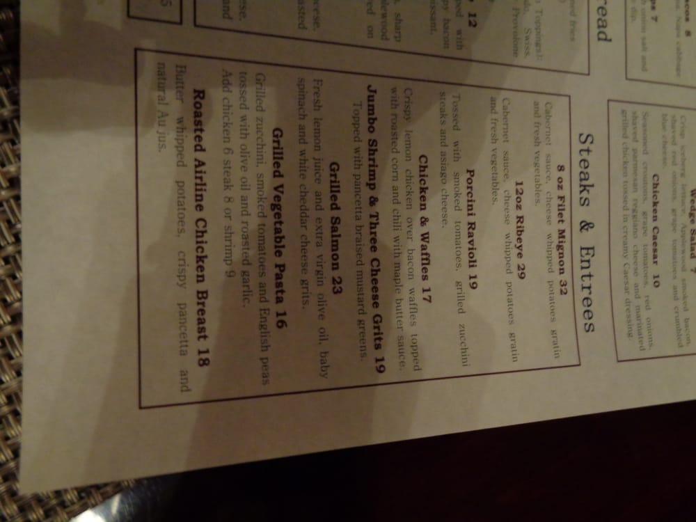 Menu at Bell Ranch Steakhouse, College Station, 801 University Dr E