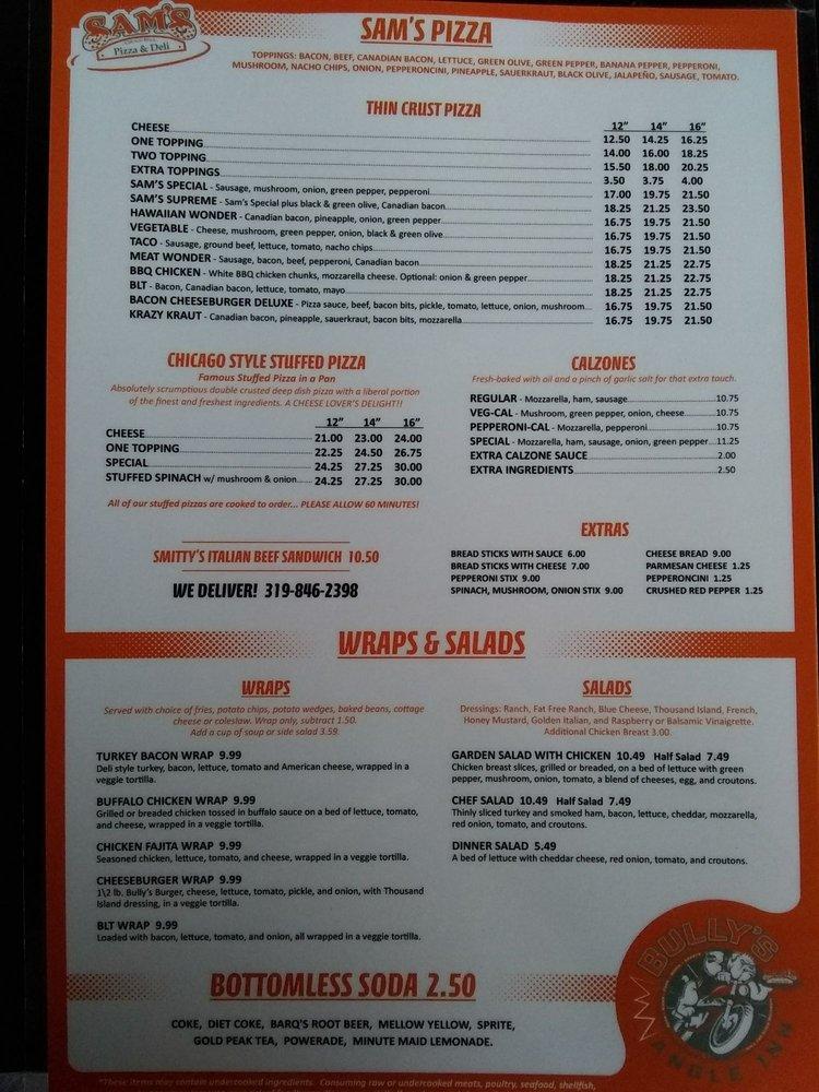 Menu at Angle Inn pub & bar, Walford