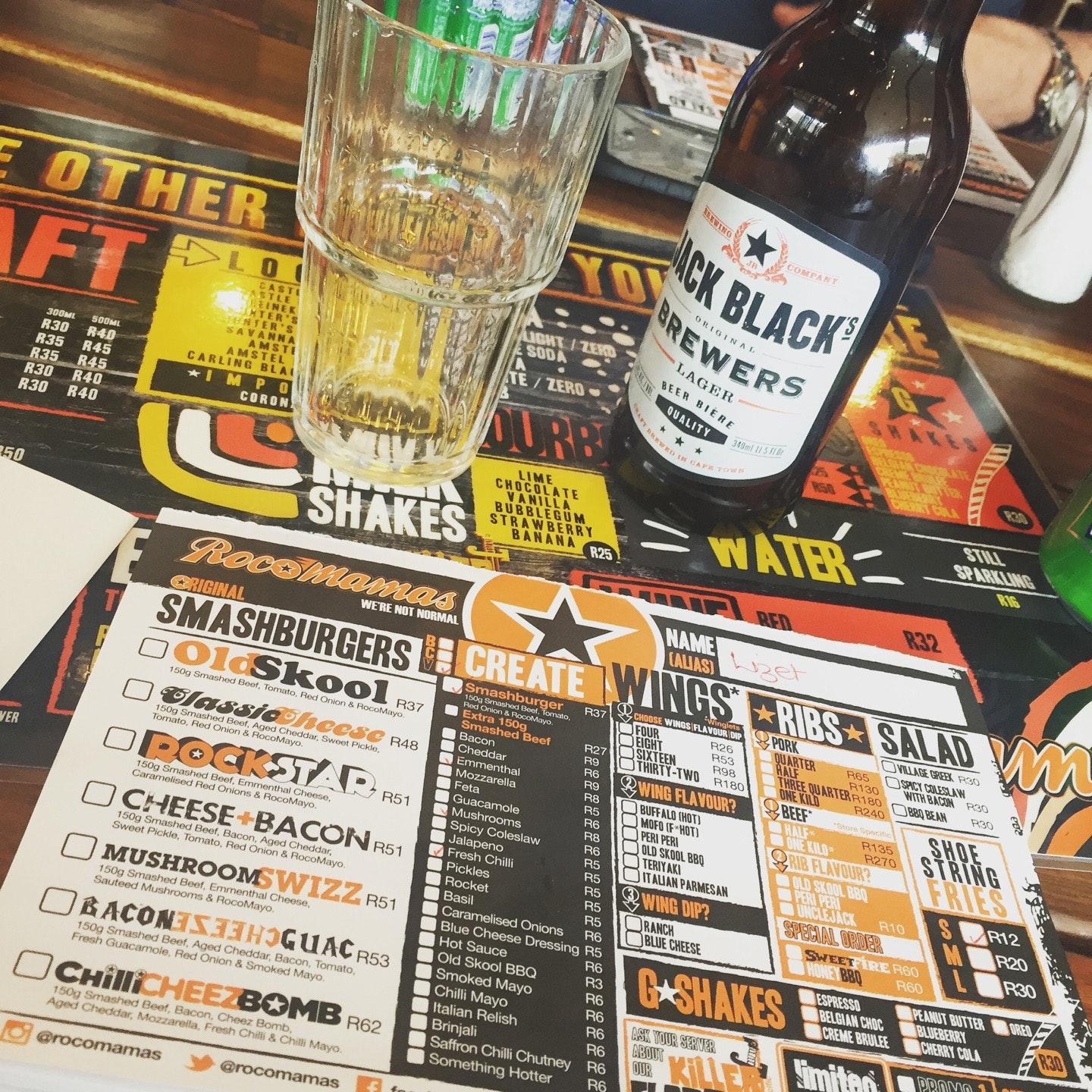 Menu at restaurant, Edenvale, Stoneridge Shopping Centre